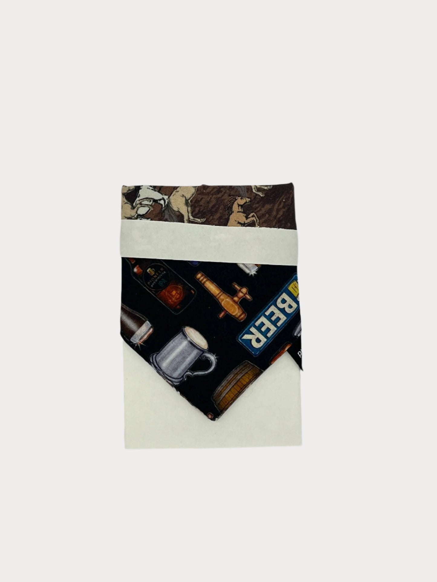 Beer Buddy Bandana (reversible with snaps)