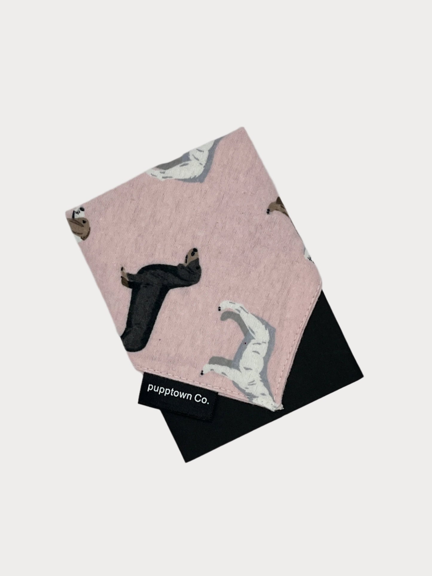 Pinky Puppy Pet Bandana with Snaps