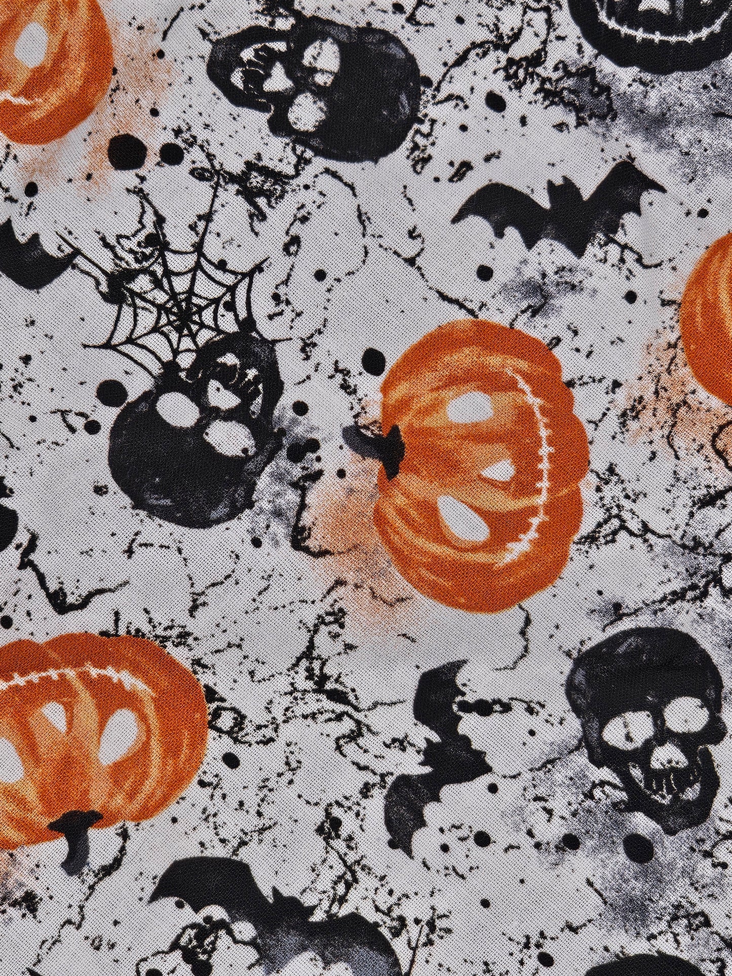 Ghostly Glow Reversible Halloween Pet Bandana with Snaps