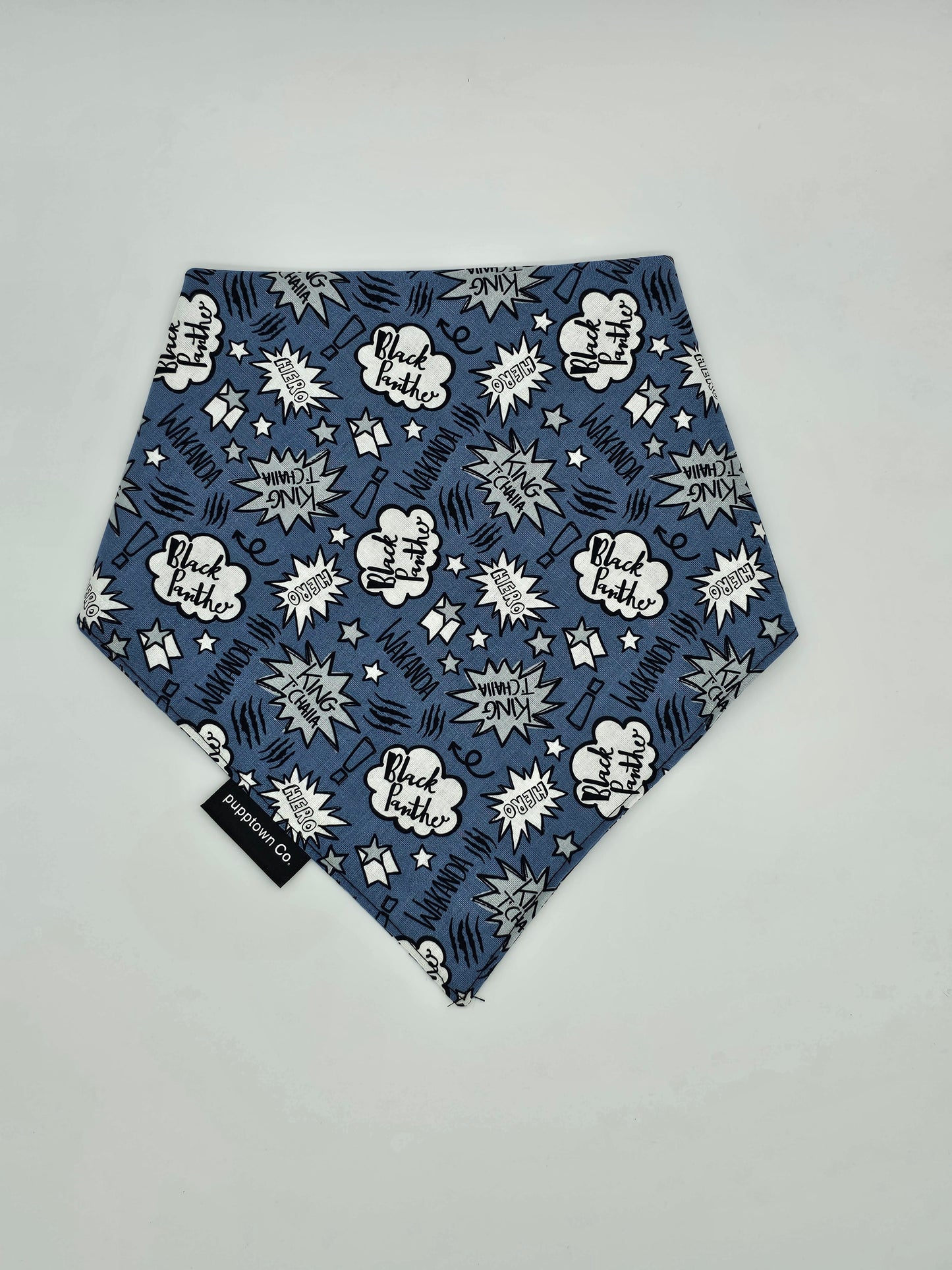 Wakanda Forever Black Panther bandana (with snaps)