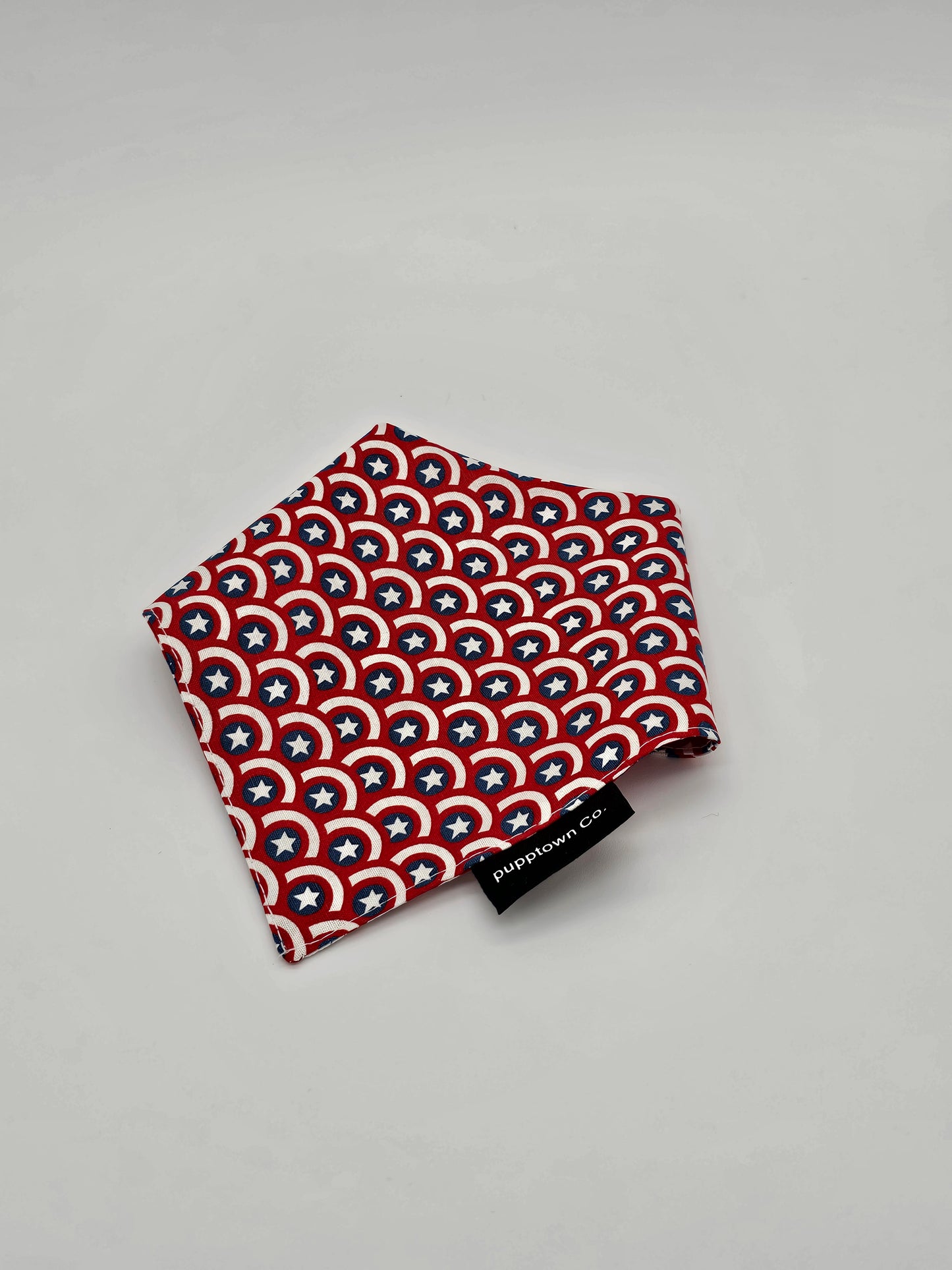 Captain A-meow-rica Pet Bandana with Snaps