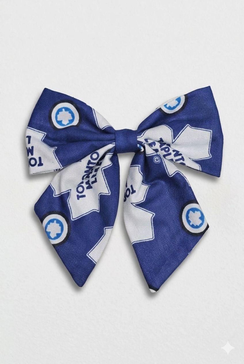 Game Day Bow Tie – Toronto (Blue Edition) 🍁🏒
