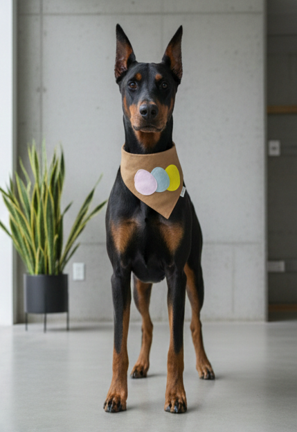 🥚 Easter Egg Patch Dog Bandana