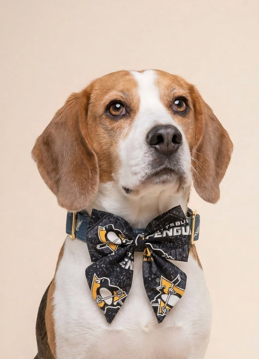 Game Day Bow Tie – Pittsburgh (Premium Edition) 🐧🏒