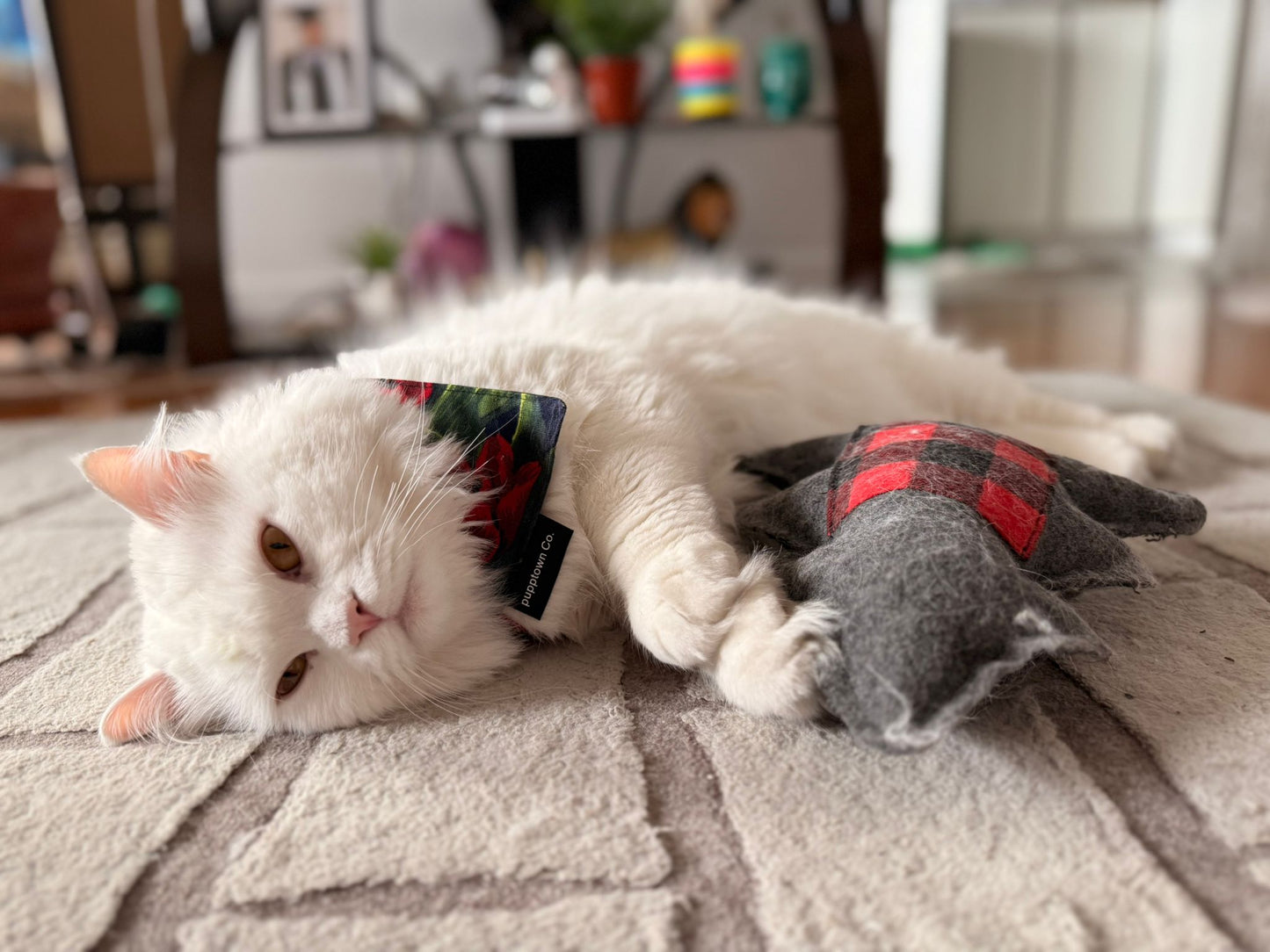 Christmas Tree Catnip Pillow Toy